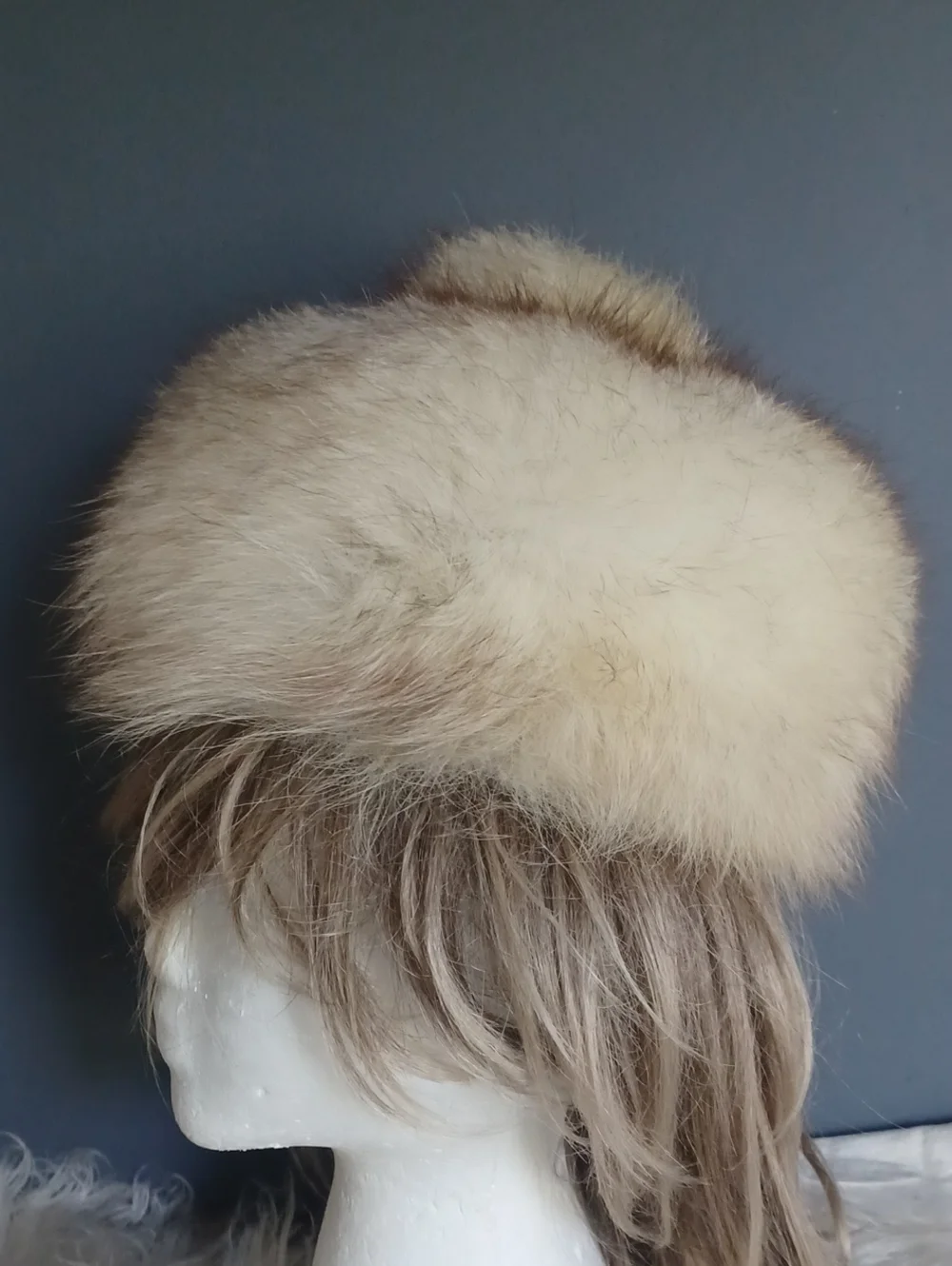 Vintage Real Fur Hat